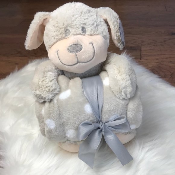 GIFT SET STUFFED ANIMAL AND BLANKET - Picture 2 of 7